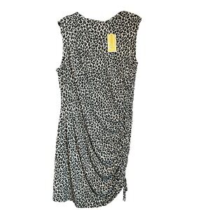 Michael Kors Leopard Sleeveless Dress Size XL